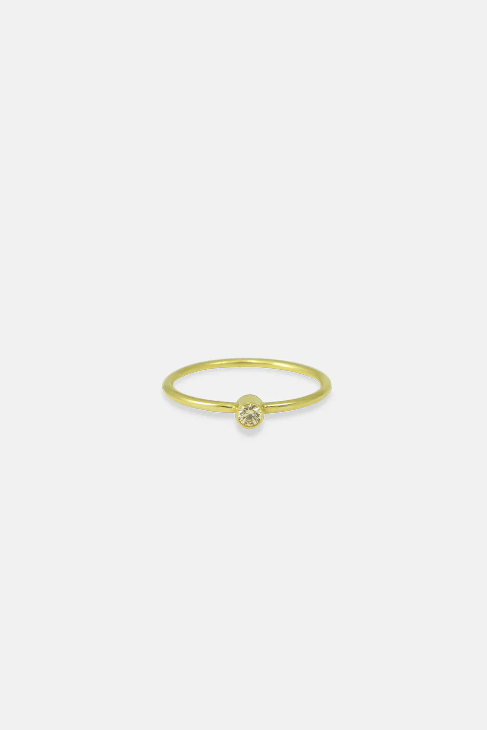 2.5 Zirkonia Champagne Ring - Gold