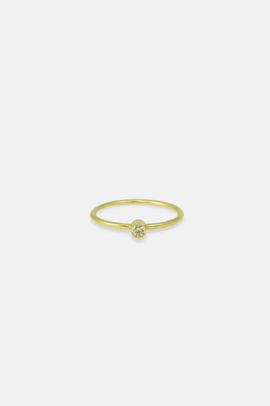 2.5 Zirkonia Champagne Ring - Gold